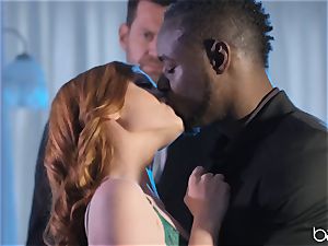 big black cock for super-naughty ginger-haired Ella Huhges